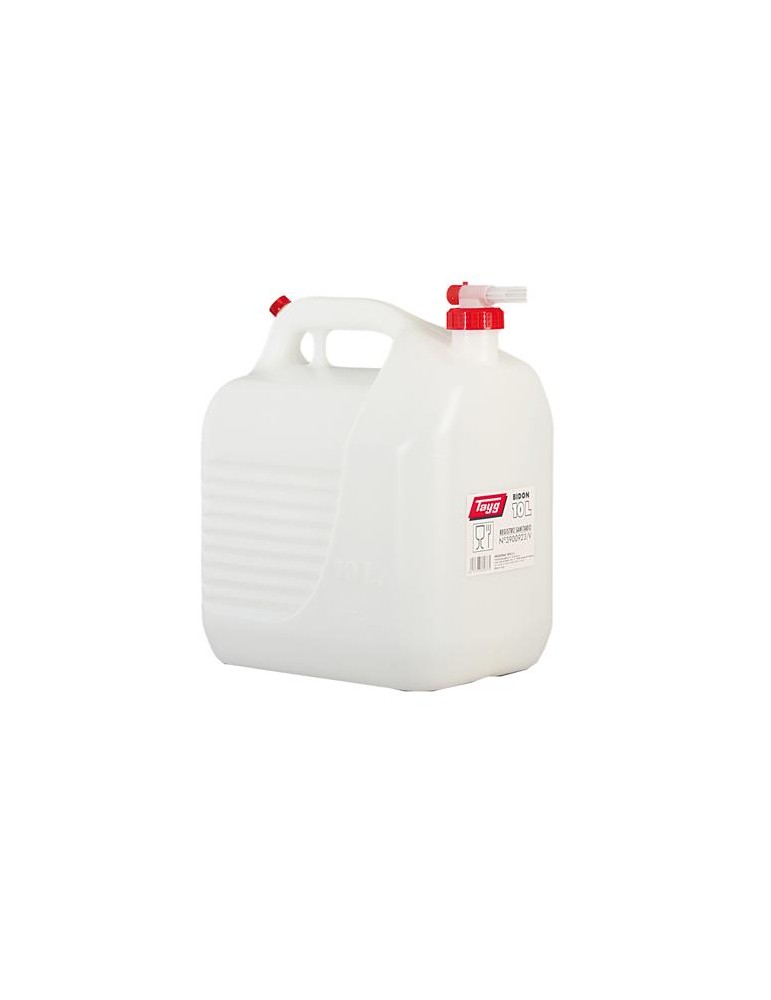 BIDON 10L.GRIF-BLANC.RF.602368