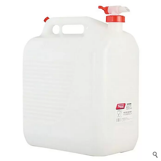 BIDON 30L.GRIF-BLANC.RF.604362