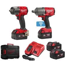 KIT LLAVE IMPACTO 1/2 M18FMTIW2F12+3/4 M18ONEFHIWF34+2BATERIAS+1CARGADOR