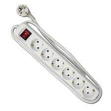 [E0001064] BASE 6 TOMAS CON INTERRUPTOR 1.5M