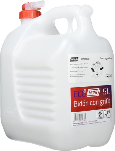 [S0003330] BIDON 5L.GRIF-BLANC.R.601361